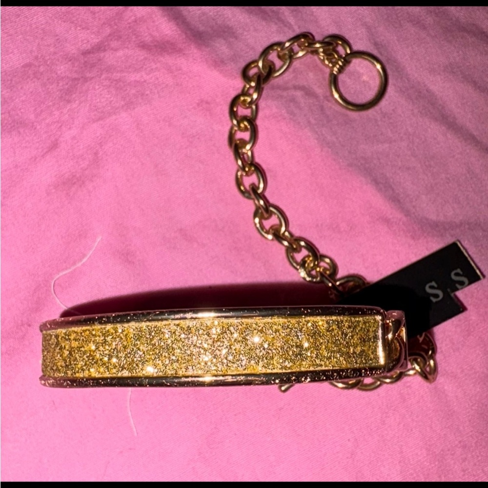 Guess glitter bangle bracelets